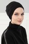 Bere Model Hijab Bonnet, B-34 Black - 3