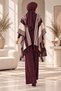 Women's 3-Piece Tight Knitwear Set with Panthool and Blouse - 3