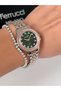 Steel Strap 2 Year Warranty 3 Atm Waterproof Women's Wristwatch + Bracelet Gift - 2