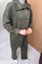Soho Elegance Collar Detailed Women's Hijab Top and Bottom Set - 6
