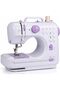 Sewing Machine DX3658 with 12 Stitch Patterns, White and Purple