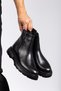 Genuine Leather, Laceless, Full Leather, Water Resistant Men's Leather Boots - 3