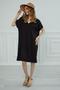 Slit Short Dress,Elb-4 Black