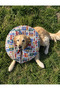 Post-Operation Fabric Elizabeth Collar-Neck Collar with Sponge Padding for Large Breed Dogs