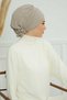 Chiffon Ready-To-Wear Turban with Accessories, Ht-95S, Ht-95S Mink - 5