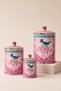 Royking Nice Qush Pink 6 Piece Porcelain Jar Set - 2