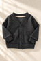 Baby Boy Thessaloniki Knitted Cardigan Smoked Buttoned V-Neck Knitwear Cardigan - 5