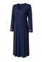 Elarina Lace and Satin Piping Detailed Buttoned Maternity and Postpartum Nightgown - 7