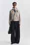 Asymmetric Collar Coat