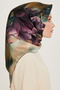 100% Sura Silk Scarf 9244D (S) (Nostalgia)-02 - 3