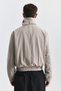 Asymmetric Collar Coat - 6