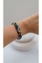 Triangle Detail Black Ceramic Bracelet