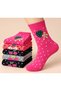 5 Pairs of Girls' Socks - Winter Women's Socks - (Socks for Ages 7-8) - 2
