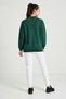 Women's Two-Strap Half Fisherman Tunic Sweat Green - 4