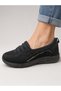 Kemal Aygün-Forelli Women's Black Orthopedic Sole Lightweight Daily Walking and Sports Shoes - 2