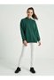 Women's Two-Strap Half Fisherman Tunic Sweat Green