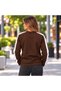 Women's Striped Detail Cyclone Collar Sweatshirt - 2