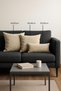 Velvet Series Light Beige Throw Pillow, Pillow Cover - 5