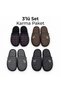 3-Piece Men's Winter House Slippers Advantageous Package Dowry Package Hospitality Gift Slippers - 2