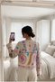 Women's Beige Color Pearl Buttoned Ethnic Patterned Embroidered Jacket - 2