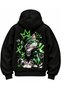 Snow Masked Ninja Unisex Sweatshirt Cardigan 3 Yarn Thick Fleece (100% Cotton)