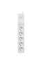 Extension cable, lestar, 5 sockets, 3 m, white