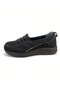 Kemal Aygün-Forelli Women's Black Orthopedic Sole Lightweight Daily Walking and Sports Shoes - 6