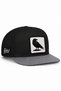Crow Logo Grey-Black Hip Hop Hat