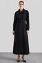 Soft Touch Overcoat with Knitwear Detail on Collar and Sleeves Black 6914 - 4