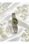 Ferrucci̇-(Gold& Silver) Green Inner Dial Women's Wristwatch - 2