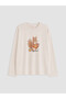 Esvab • Modern & Distinctive Zero Roba Collar Printed Women's Pajama Top - 4