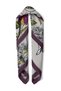 Bird and Flower Patterned Scarf Bandana 70X70 cm - 6