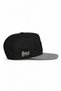 Hustle Black Logo Grey-Black Hip Hop Hat - 2