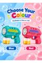 Space Bubble Gun with One-Button Operation, Battery Powered Bubble Blower for Kids, Assorted Colours - 4