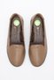 Large Size Genuine Leather Women's Daily Orthopedic Shoes Mink Skin Flat Model - 3
