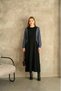 Crew Neck Silk Cupra Garnished Side Tie Cold Yarn Mercerized Fabric Full Length Dress - 2