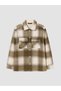 Esvab • Modern & Distinctive Relax Fit Checkered Embroidered Men's Shirt Jacket