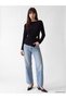 Esvab • Modern & Distinctive Wide Roba Collar Gathered Blouse - 2