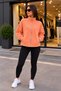 Women's Oysho Waffle Fabric Half Fisherman Jacket with Front Zipper Pocket Cty-Çtn.29880 - 2