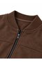 Relax Fit Suede College Jacket - 2