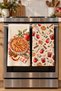 Bakery Apple Pie Cinnamon Red Apple Cream Autumn Patterned 2-Piece Kitchen Towel Set 35X55 - 4