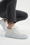 Zrj502 Premium High Sole 5 cm Lace-Up Men's Sneaker - White - 4
