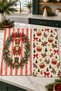 Nutcracker Parade Nutcracker Wreath Red Striped Christmas Patterned 2-Piece Kitchen Towel Set 35X55 - 7