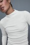 Basic dik yaka t-shirt - 4