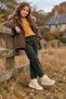 Rd-4055 Anatomical Sole Beige Color Daily Use Winter Children's Boots for Girls