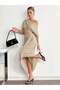 Rochie midi, bej