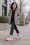 Bl-8512 Anatomical Sole Girls' Pink Color Daily Use Winter Children's Boots