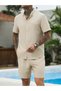 Suit, beige - 7