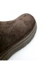 Elara Brown Fur Zippered Nubuck Suede Women's Sport Boots - 7