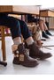 Toy Bear Detail-Oriented Girls' Waterproof Non-Slip Boots - 2